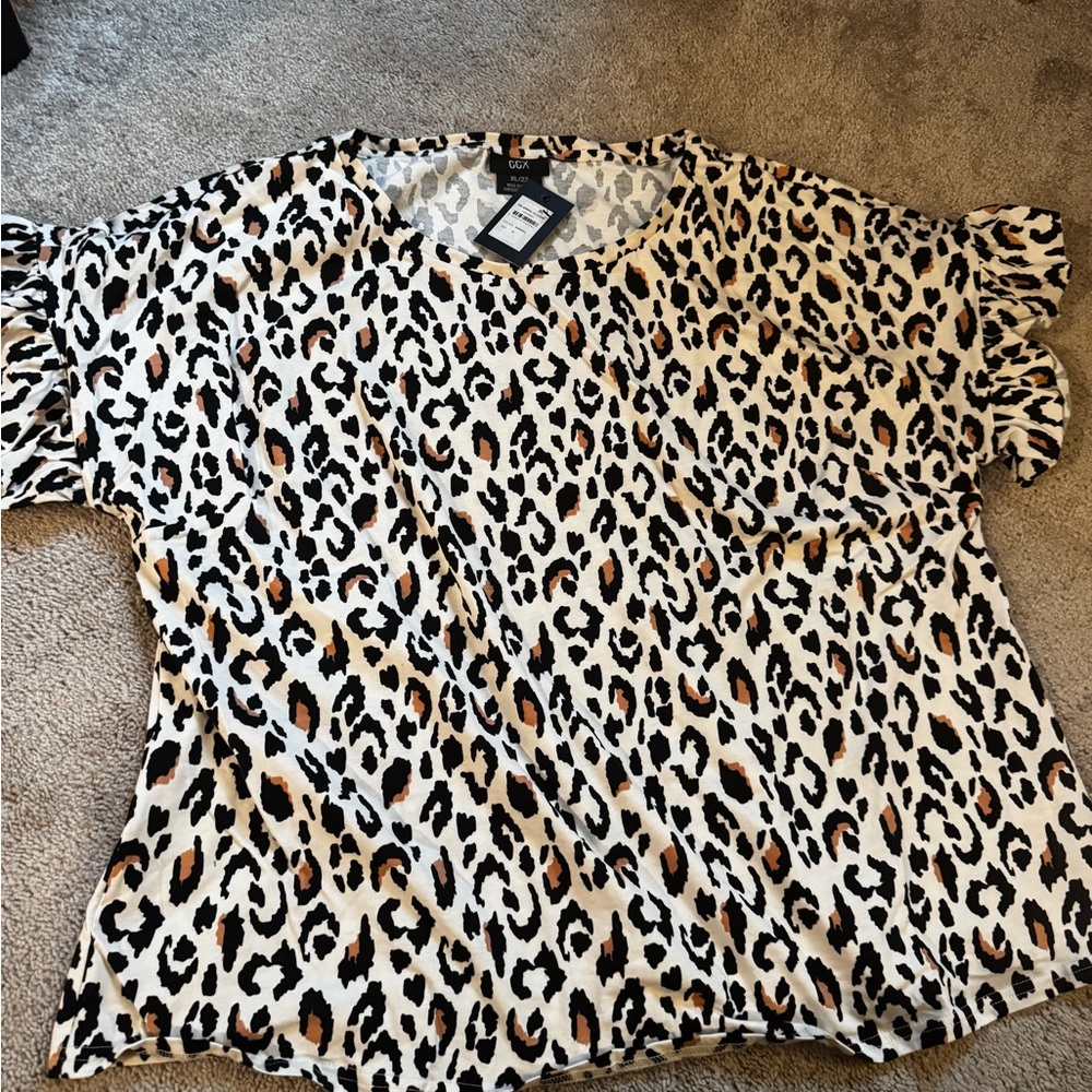 Leopard Print Women's Top